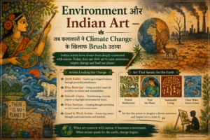 Environment और Indian Art — जब कलाकारों ने Climate Change के खिलाफ Brush उठाया