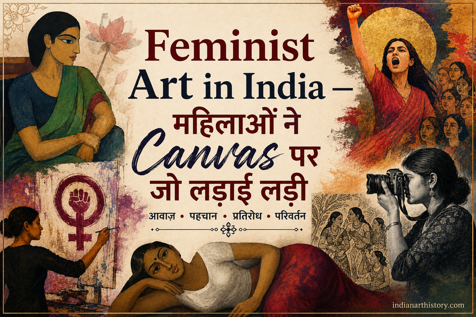 Feminist Art in India — महिलाओं ने Canvas पर जो लड़ाई लड़ी