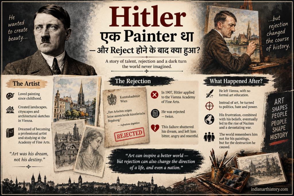 Hitler एक Painter था — और Reject होने के बाद क्या हुआ