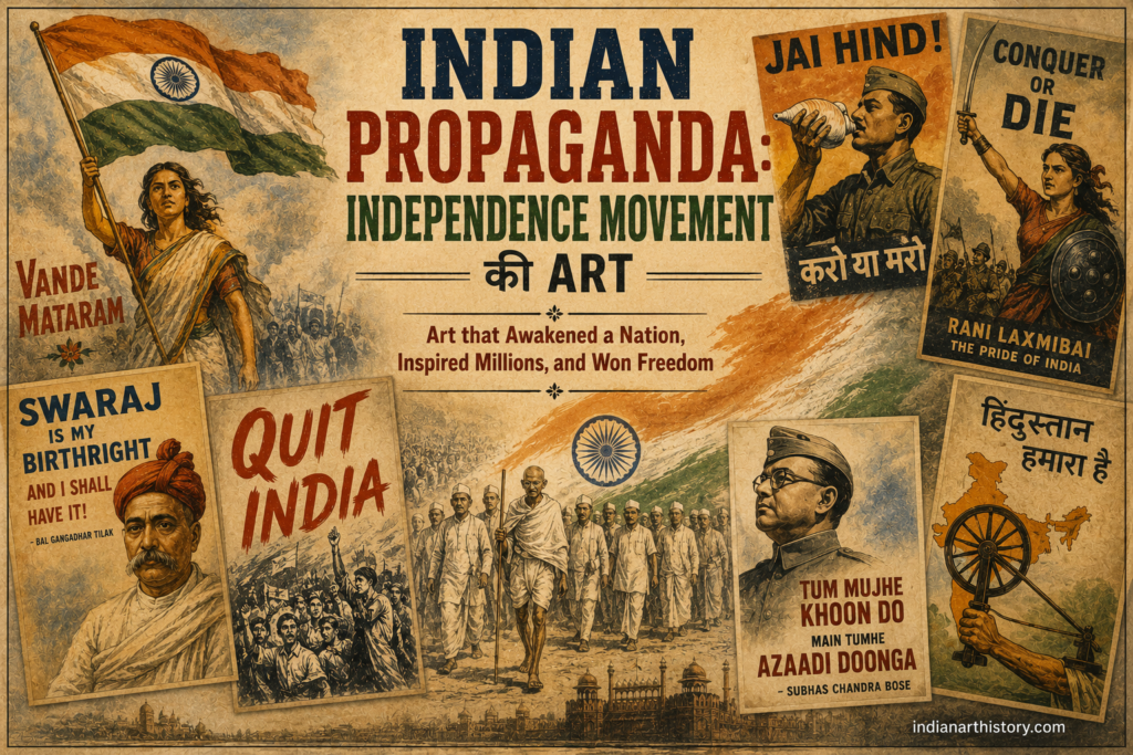 Indian Propaganda: Independence Movement की Art