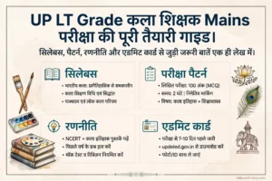 UP LT Grade कला शिक्षक Mains तैयारी