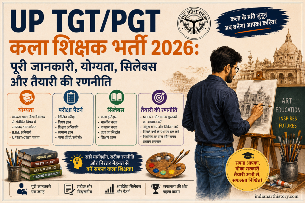 UP TGTPGT कला शिक्षक भर्ती 2026 पूरी जानकारी, योग्यता, सिलेबस और तैयारी की रणनीति