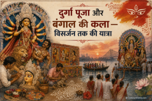 दुर्गा पूजा और बंगाल की कला — विसर्जन तक की यात्रा