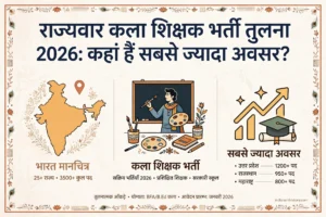 राज्यवार कला शिक्षक भर्ती तुलना 2026 कहां हैं सबसे ज्यादा अवसर