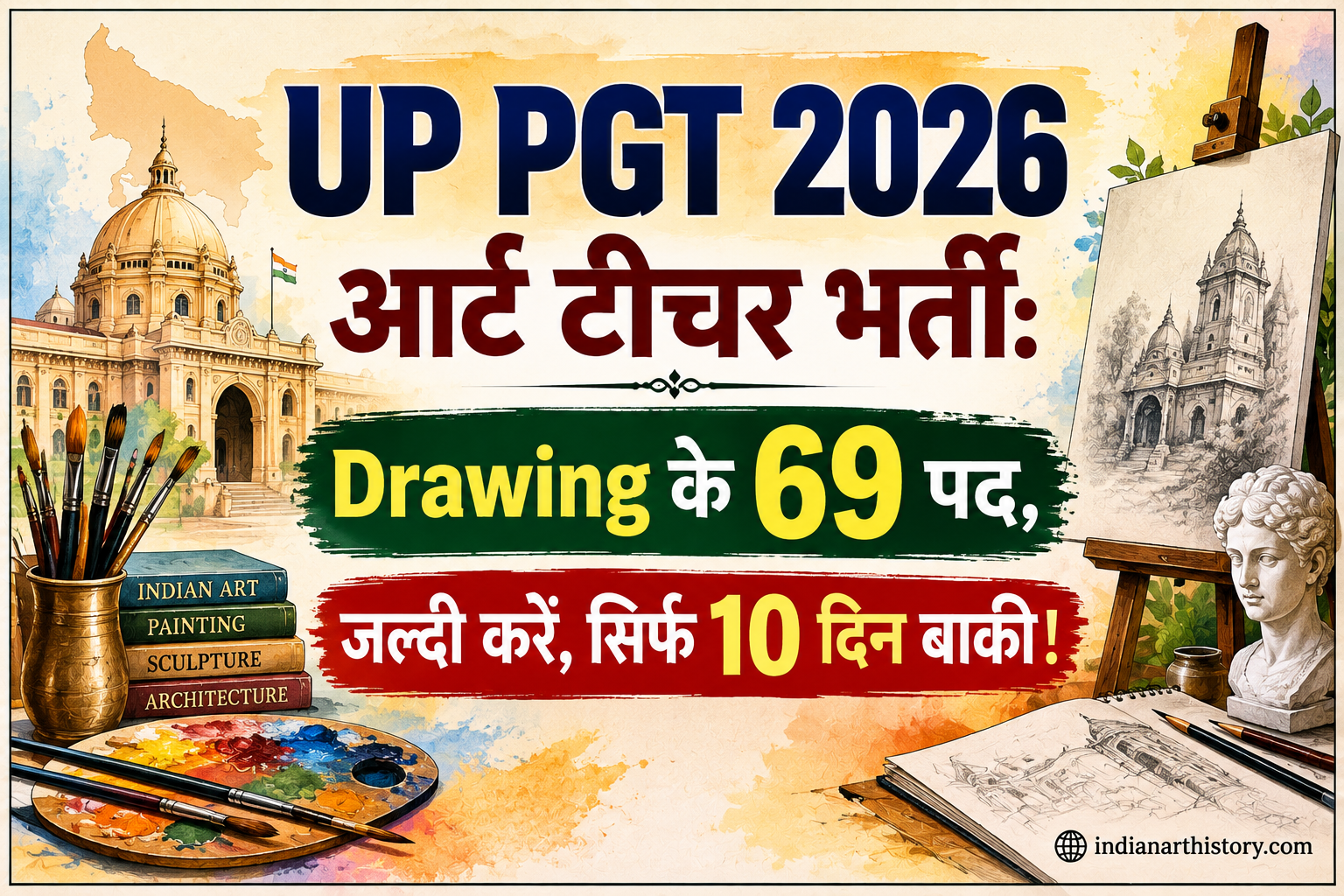 UP PGT 2026 आर्ट टीचर भर्ती
